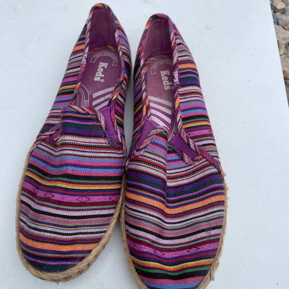 Ked's Striped Comfort Sneakers